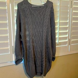 Soft Long Sweater or Sweater dress (L/XL)